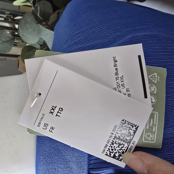 H&M Blue Polo Dress with Button Detail - Picture 5 of 9